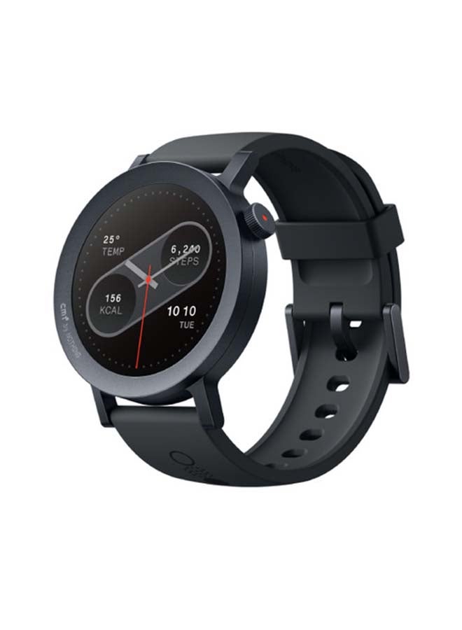 cmf by NOTHING ساعة Pro 2، شاشة AMOLED مقاس 1.32 بوصة، نظام تحديد المواقع العالمي (GPS) متعدد الأنظمة، 120 وضعًا رياضيًا، خوارزمية النوم الذكية، اتصال بلوتوث مع تقليل الضوضاء بالذكاء الاصطناعي، إصدار منطقة الشرق الأوسط وشمال أفريقيا - Image 3