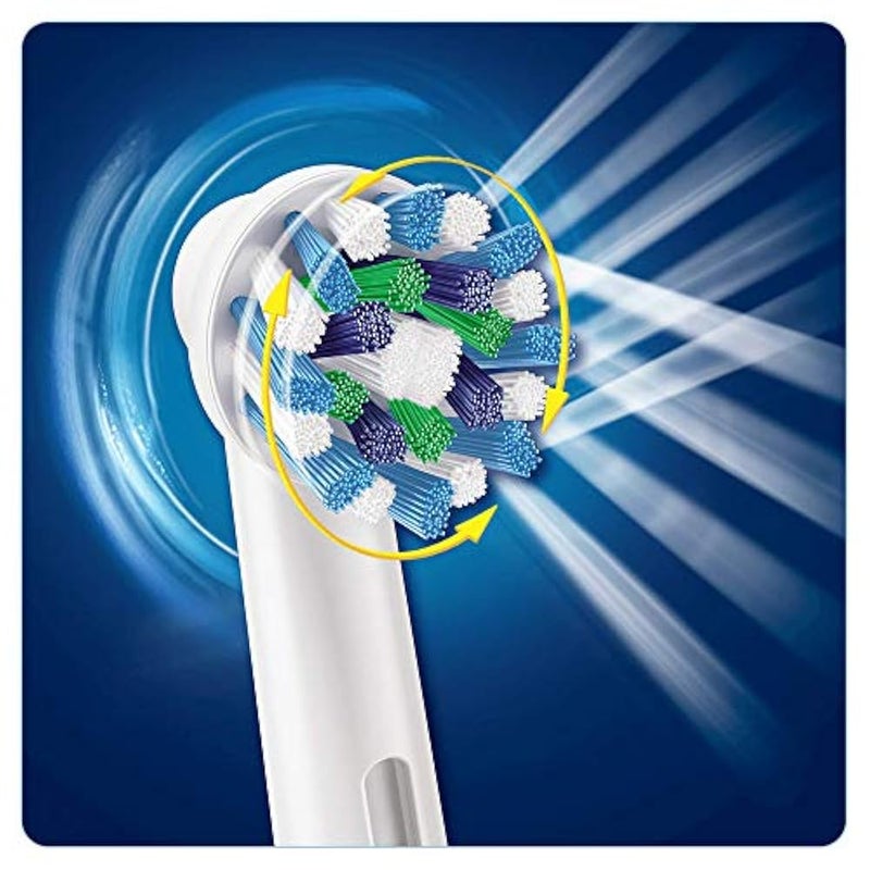 Oral-B Cross Action Electric Toothbrush Replacement Brush Heads Refill, Powered by Braun - Pack of 2 - Packaging May Vary – EB50-2 - Image 3