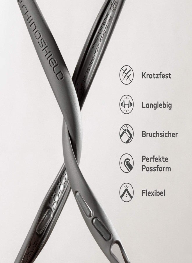 RhinoShield Bumper Compatible with [iPhone SE 3 / SE 2/8 / 7] | CrashGuard NX - Shock Absorbent Slim Design Protective Cover 3.5M / 11ft Drop Protection - Graphite - Image 4