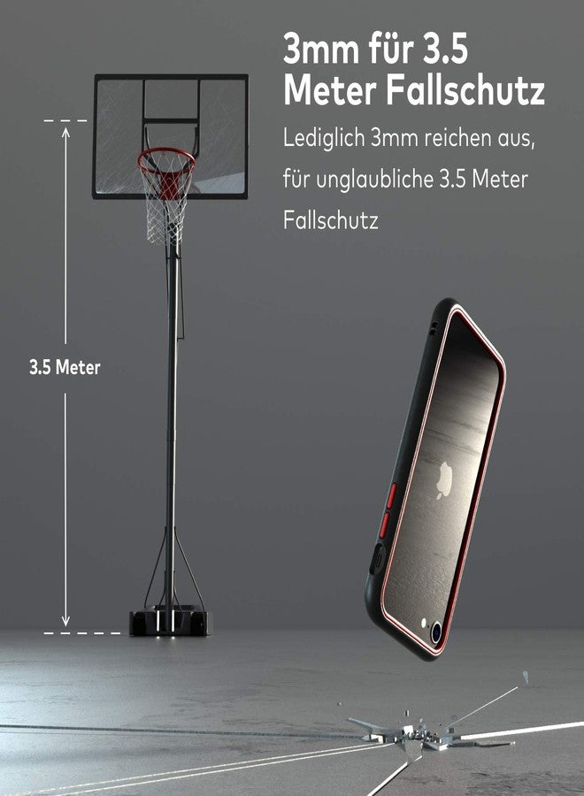 RhinoShield Bumper Compatible with [iPhone SE 3 / SE 2/8 / 7] | CrashGuard NX - Shock Absorbent Slim Design Protective Cover 3.5M / 11ft Drop Protection - Graphite - Image 2