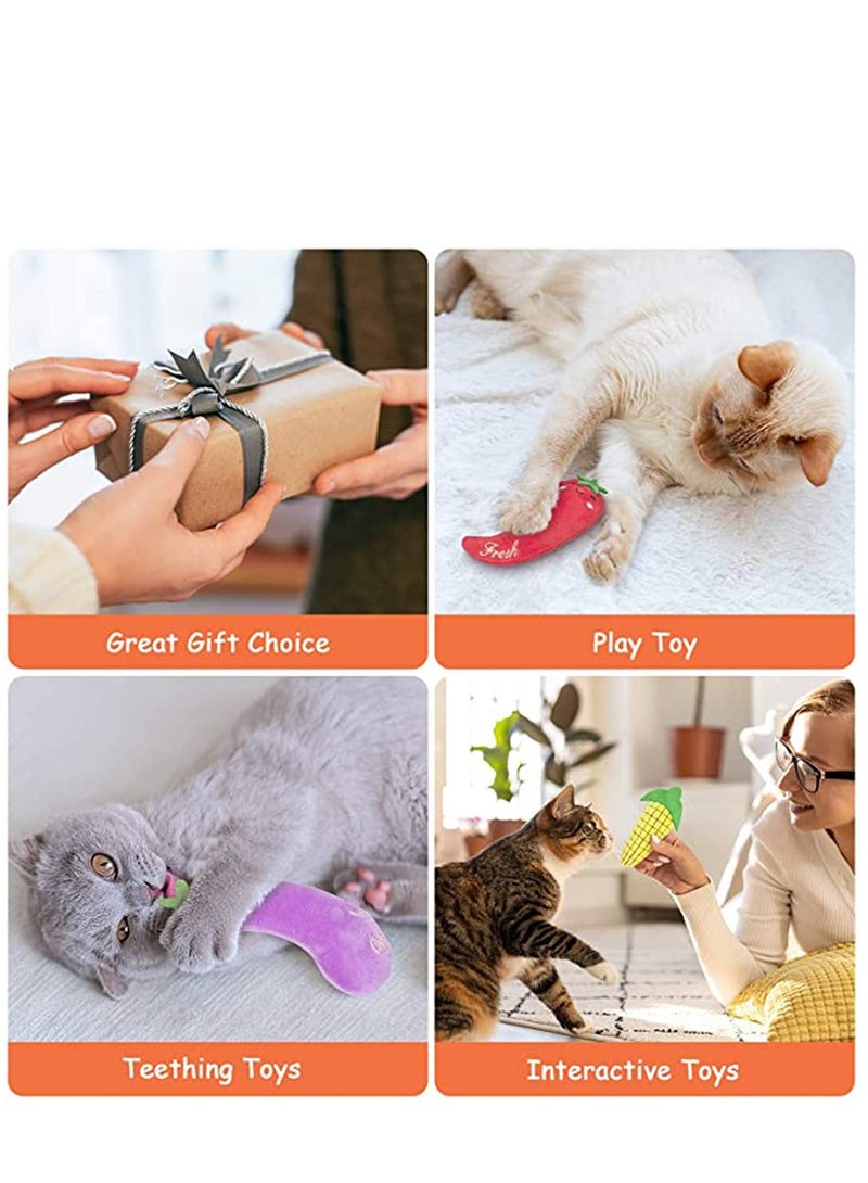 Excefore Cat Toys, Cat Chew Catnip Interactive Toy for Cat Lover Indoor Gift Cat Kitty Bite Toys Supplies Plush Gifts Fun Playing Toy - Image 5
