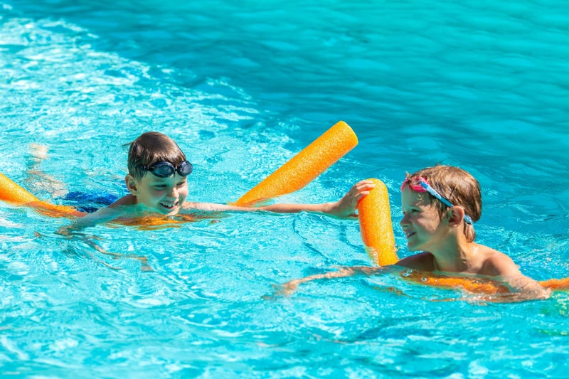 Oodles of Noodles 2 Pack Oodles Jumbo 55 Inch x 3.5 Inch Jumbo Swimming Pool Noodle Foam Multi-Purpose Black - Image 5