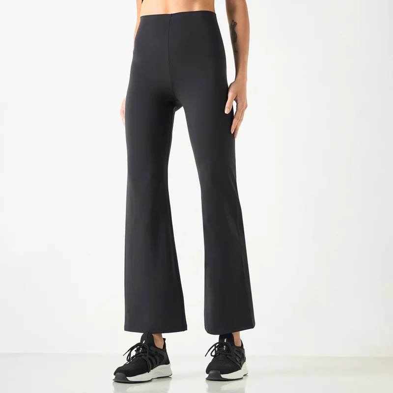 ADOT by Splash Flared Leggings with Elasticated Waistband