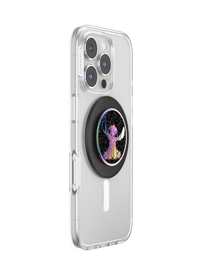 POPSOCKETS قبضة هاتف PopSockets لمغناطيس MagSafe مع حامل، حامل مغناطيسي، قمة قابلة للتبديل، قبضة آمنة لحالات iPhone MagSafe، قبضة للهاتف والتابلت، ديزني سليك - طلاء زيت سليك ستيتش - Image 2