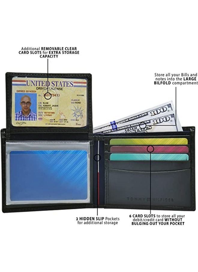 Tommy Hilfiger Cambridge Leather Wallet For Men, Black - pzsku/ZDD633F03AC75FA16C2CBZ/45/_/1680442760/83a41461-18a0-4166-aaaf-4e15cba2dad6