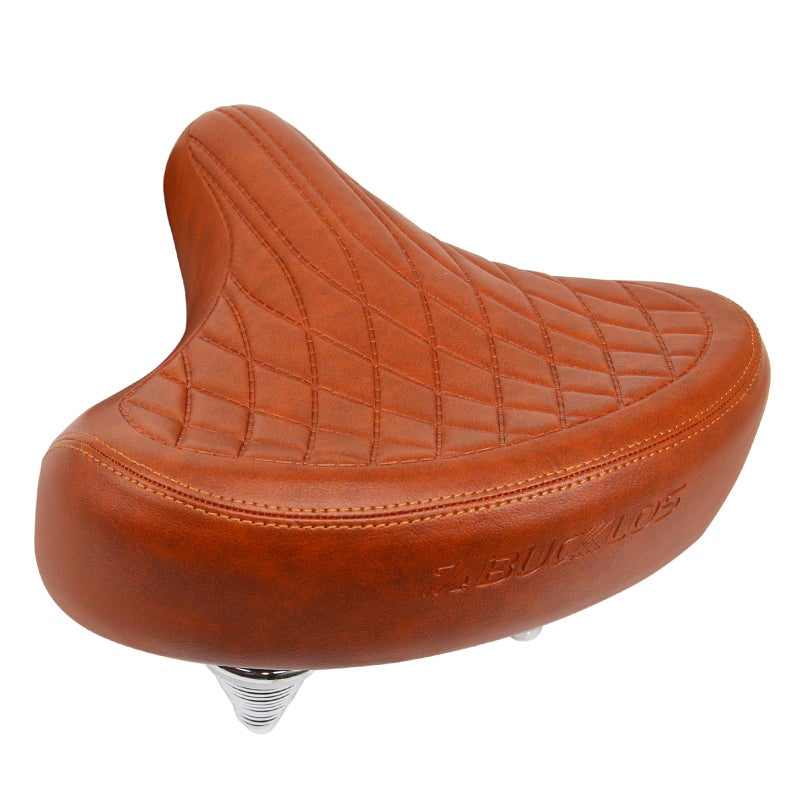 BUCKLOS Bike Seat for Comfort Men Women Wide Bicycle Seats Large Bike Saddle for Ebike Beach Cruiser Peloton Stationary Bike - Image 1