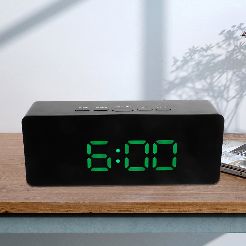Digital Alarm Clock Large Display Screen Clock Tabletop Electric Clock Bedroom Digital Alarm Clock - Image 5