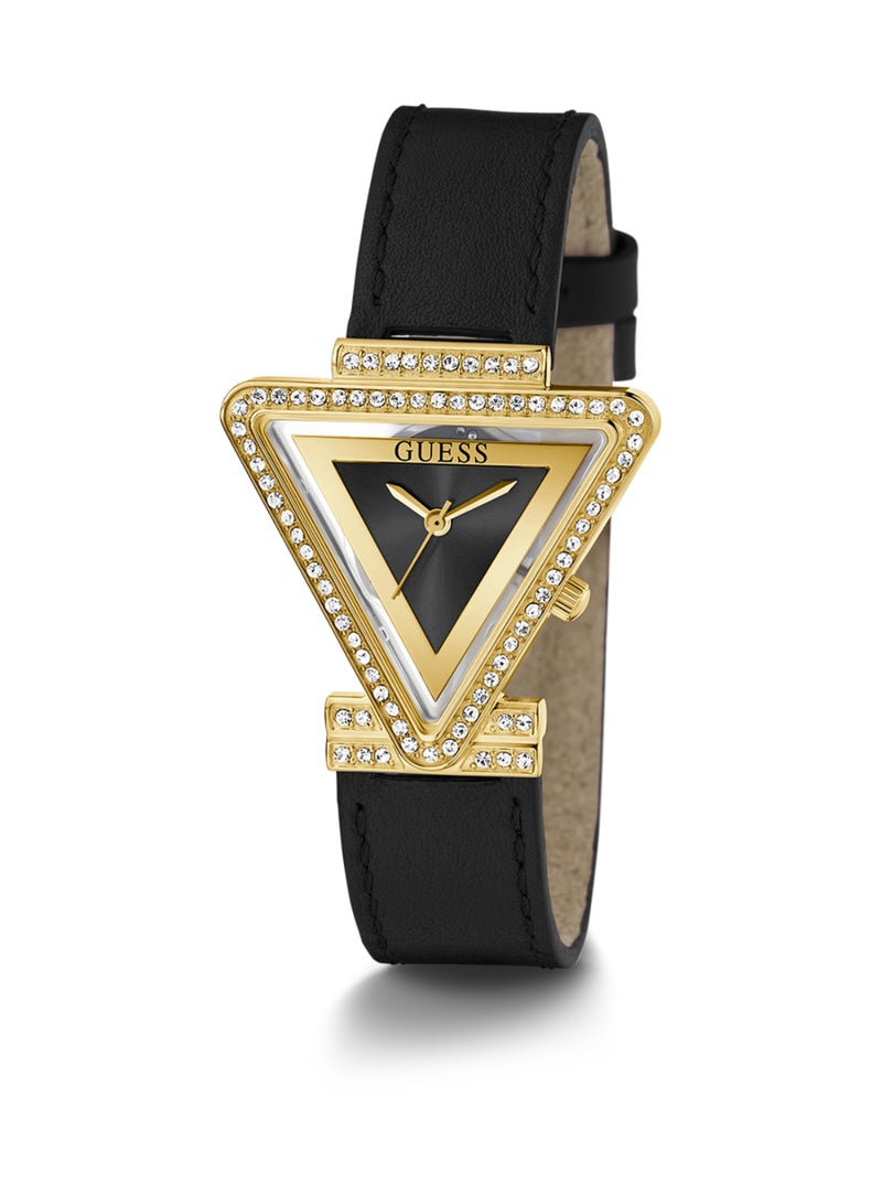 GUESS Womens Black Gold Tone Analog Watch - GW0504L5 - Image 2