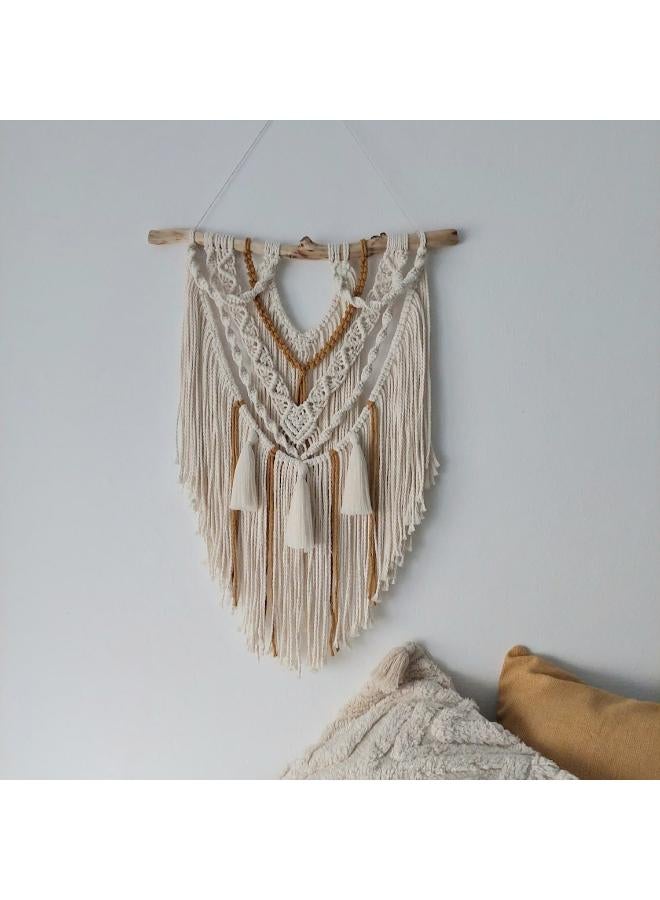 انتيكيانو مكرمية معلقة على الحائط، على الطراز البوهيمي - Image 1