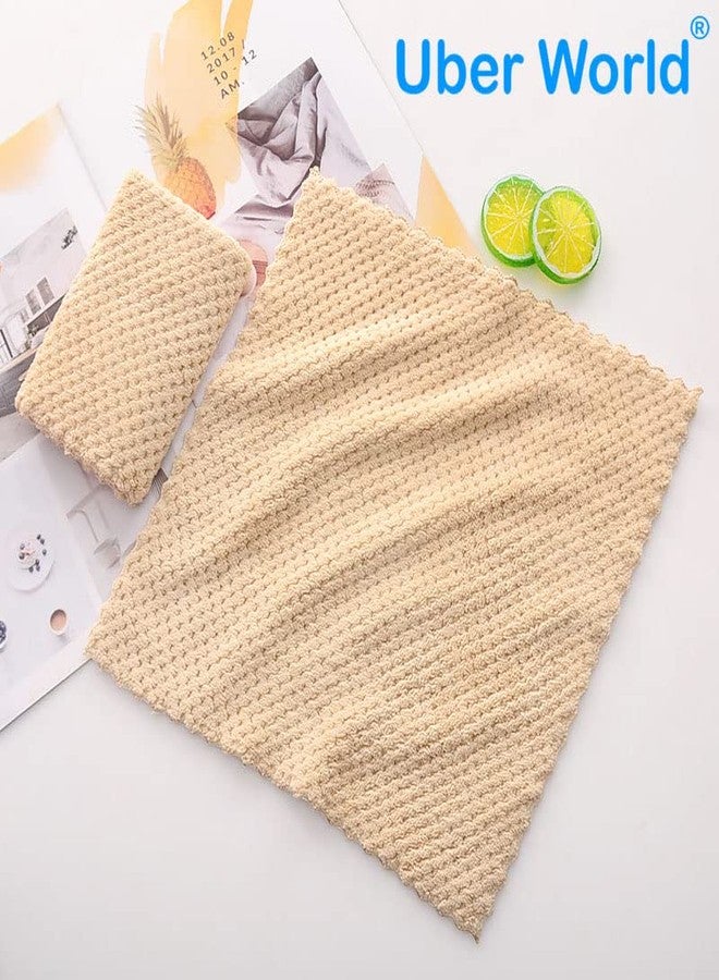 Uber World Baby Washcloths for Newborns, Infants and Toddlers Suitable for Sensitive Skin| Multicolor | Microfiber | Pack of 3 - Image 3