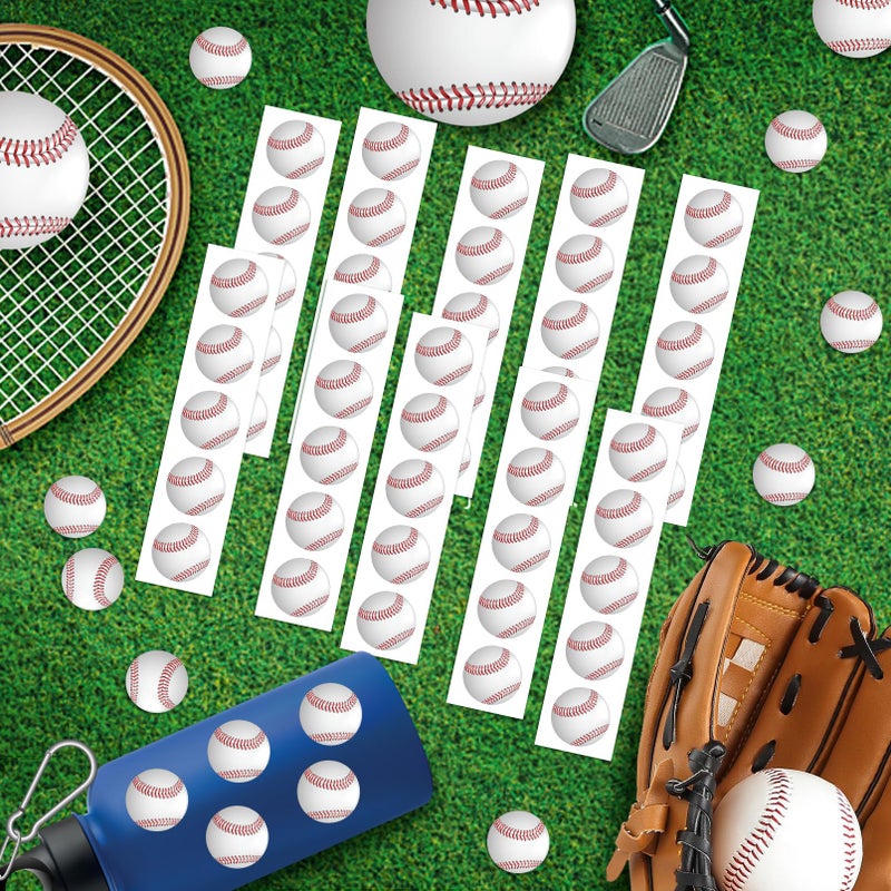sodknow 120 Pcs Baseball Stickers Vinyl, Baseball Helmet Stickers for Water Bottle Kids Girls Boys, Sports Ball Decals Waterproof for Baseball Sports Party Favor Supply Reward Pride Planner Calendar DIY Craft - Image 4