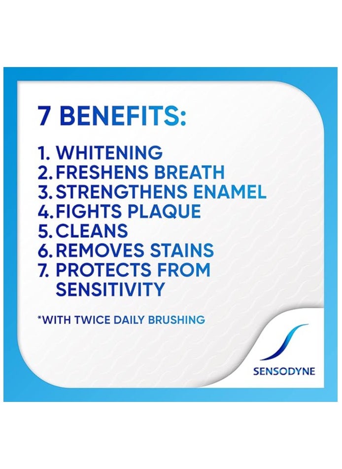 Sensodyne - Sensodyne Daily Care Toothpaste For Sensitive Teeth, Extra Fresh Flavour, 75 ml, 3 Pack - Image 1