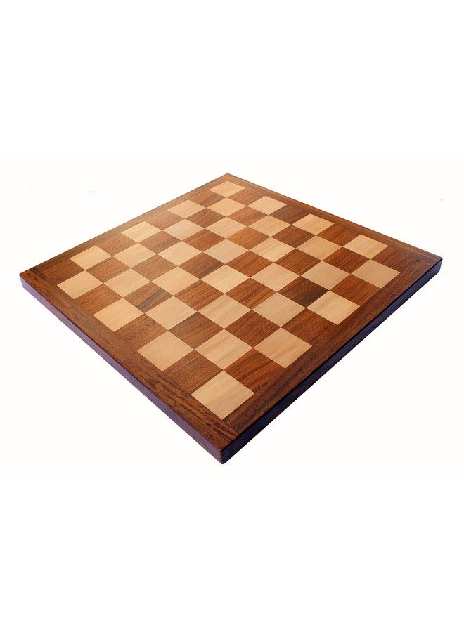 Stonkraft Wooden Chess Board without Pieces for Professional Chess Players - Appropriate Wooden & Brass Chess Pieces Chessmen Available Separately by Brand (16" X 16"),for kids - Image 1