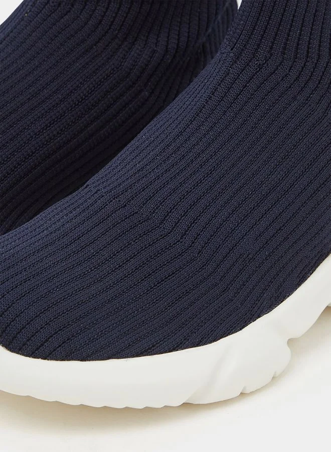 Styli Knit Sock Slip On Sneakers
