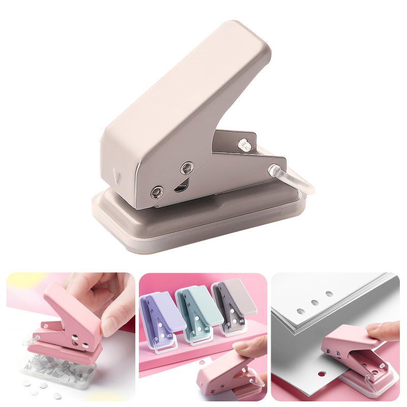 2 Pcs 6mm Single Hole Punch Pliers Portable Paper Punch For Card Scrapbooking Office School Supplies Color E - Image 3