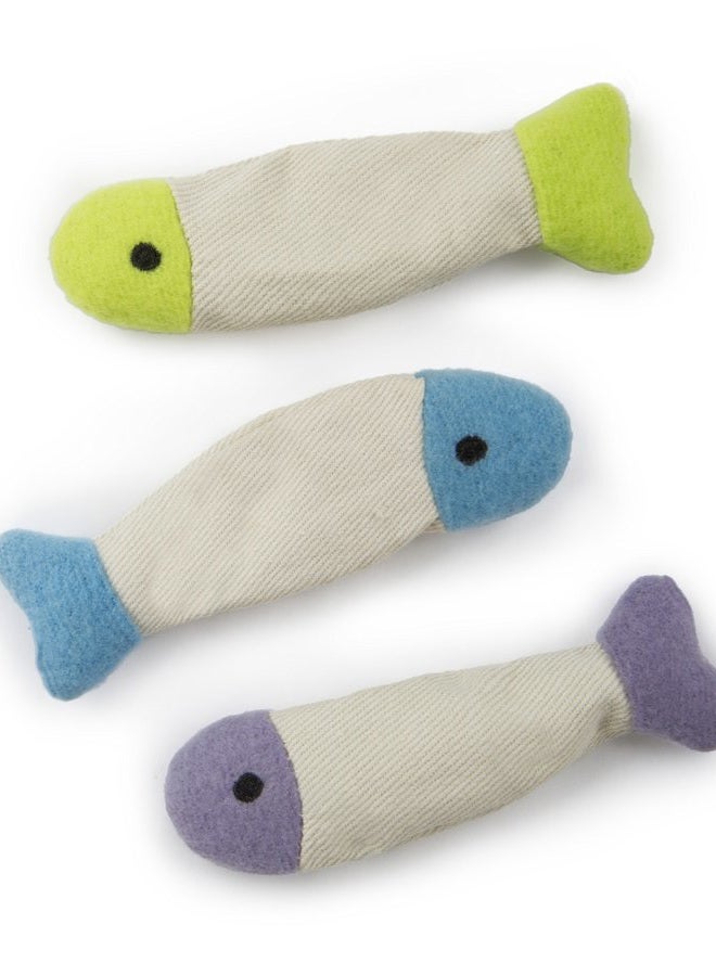 SmartyKat Fish Flop Cat Toy Catnip Crinkle Toys, 3 Toys per package - Image 4