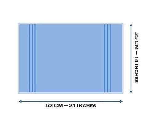 Xy Decor Cotton Hand Towel - 400 GSM 35x50 cm (Light Shade with Rayon Border, 6)-Multicolor - Image 5