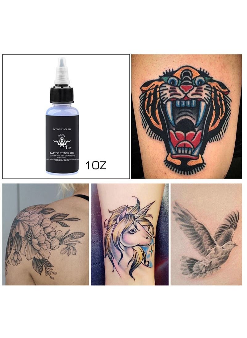 HaLunhi - Professional Tattoo Transfer Gel Template Base Paste Semi-permanent Tattoo Transfer Paste Transfer Paste Suitable for Transfer Paper Machine Tattoo Supplies Accessories 30ML - Image 1