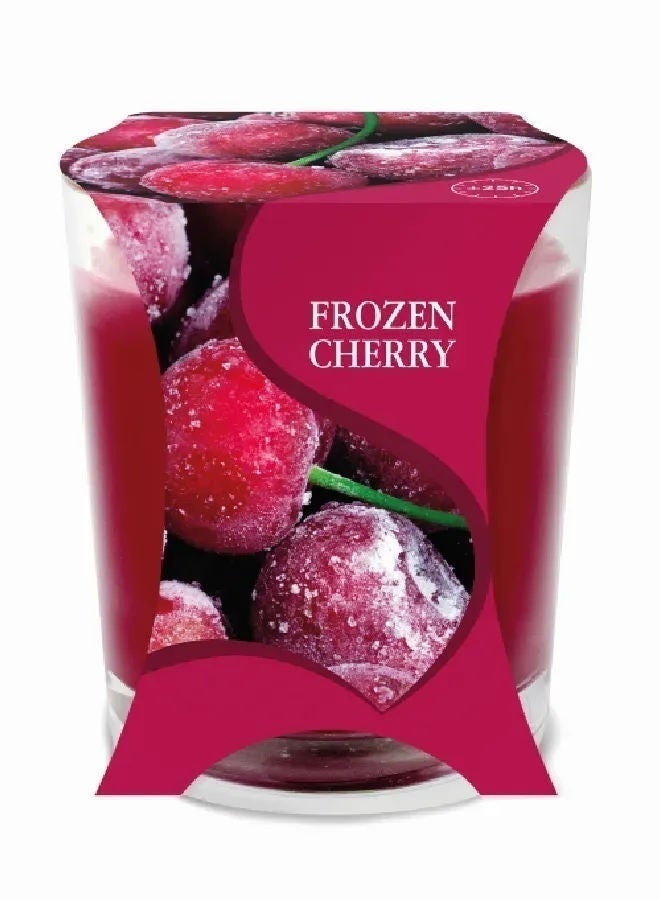 ALADINO Cilindric Jar Candle, Frozen Cherry, 1 Pc, Italy