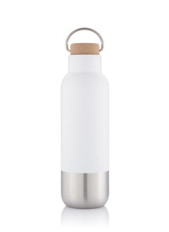 Hans Larsen AVERSA - Hans Larsen RCS Recycled Stainless Steel Insulated Water Bottle - White  - Image 2