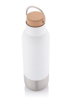 Hans Larsen AVERSA - Hans Larsen RCS Recycled Stainless Steel Insulated Water Bottle - White  - Image 3