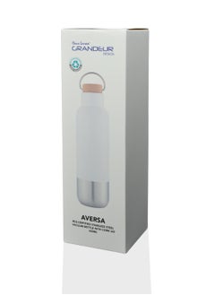 Hans Larsen AVERSA - Hans Larsen RCS Recycled Stainless Steel Insulated Water Bottle - White  - Image 4