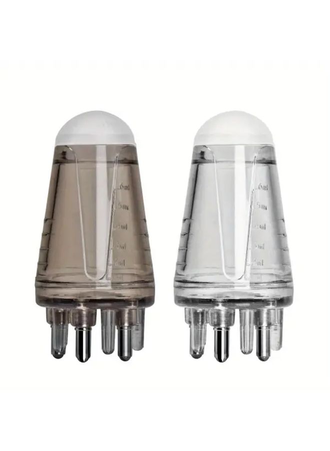 2pcs Scalp Applicator Roller Ball Essential Oil Massage Comb Liquid Oil Hair Brush - Image 1