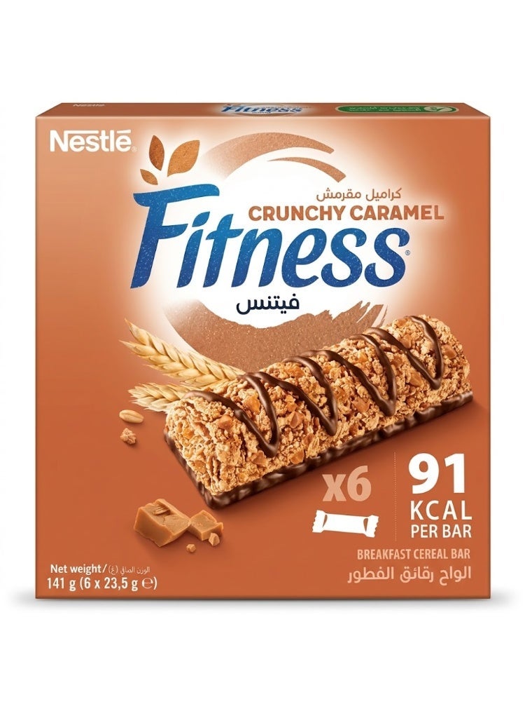 سعر ومواصفات فيتنس لوح كراميل مقرمش - 23.5 غرام - عبوة من 6 قطع (ZDD63BFAFA8AC6D96B249Z) على Noon EG