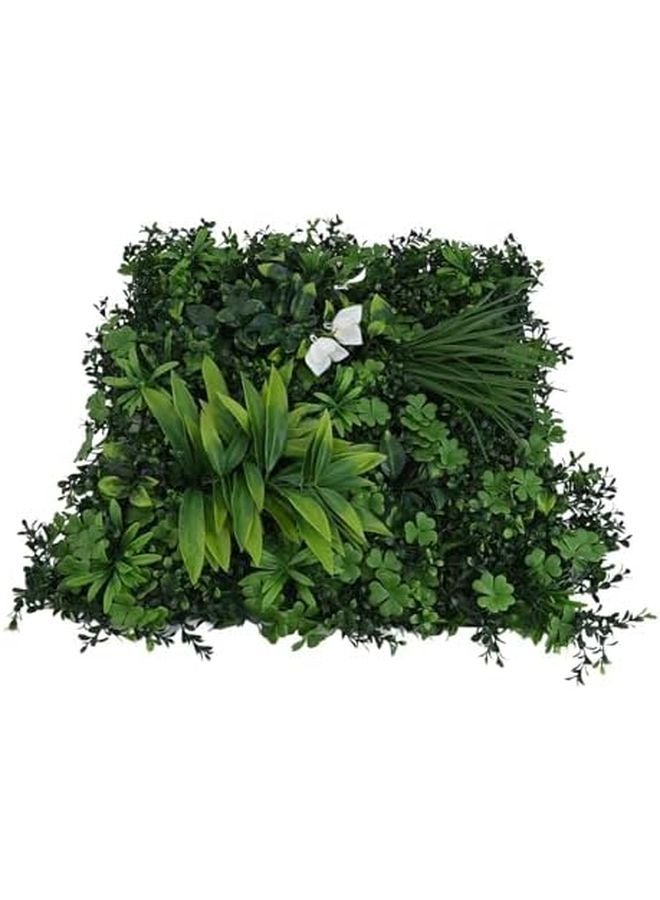 Realistic Faux Green Wall Panel 50x50cm UV Resistant Low Maintenance Indoor Garden Decor - Image 2