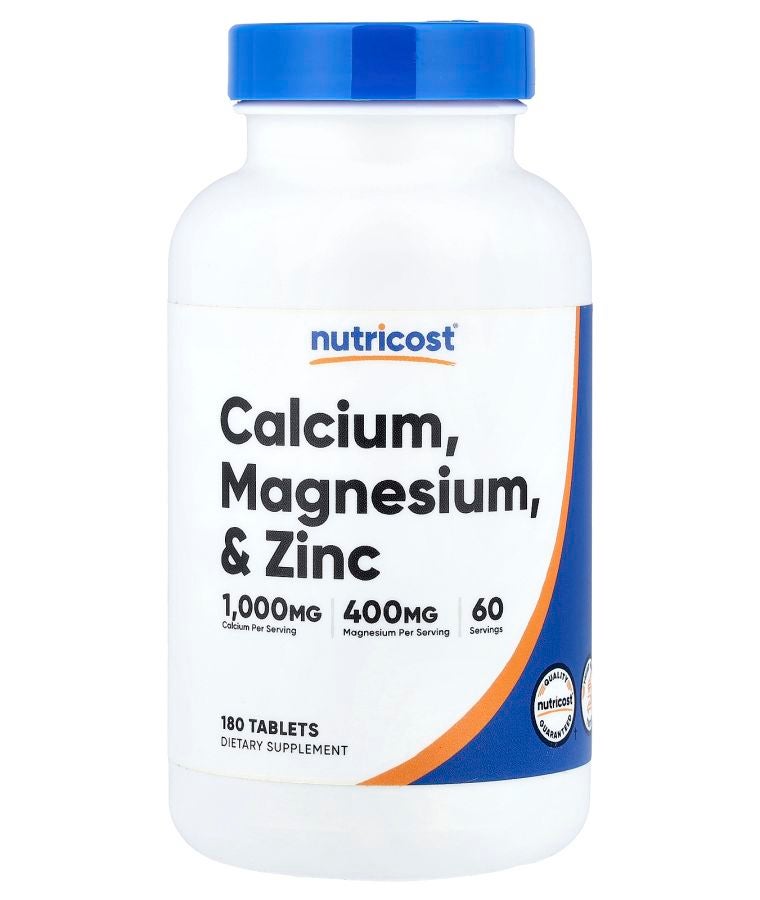 Calcium Magnesium & Zinc 180 Tablets