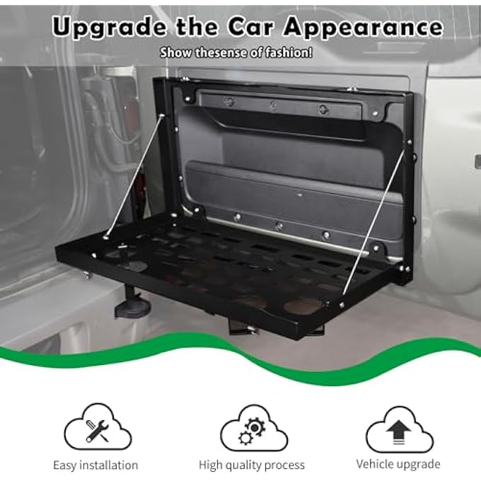 rayihni Car tailgate table storage rack metal foldable cargo storage rack for Land Rover Defender 2020-2021 car Parts - Image 3