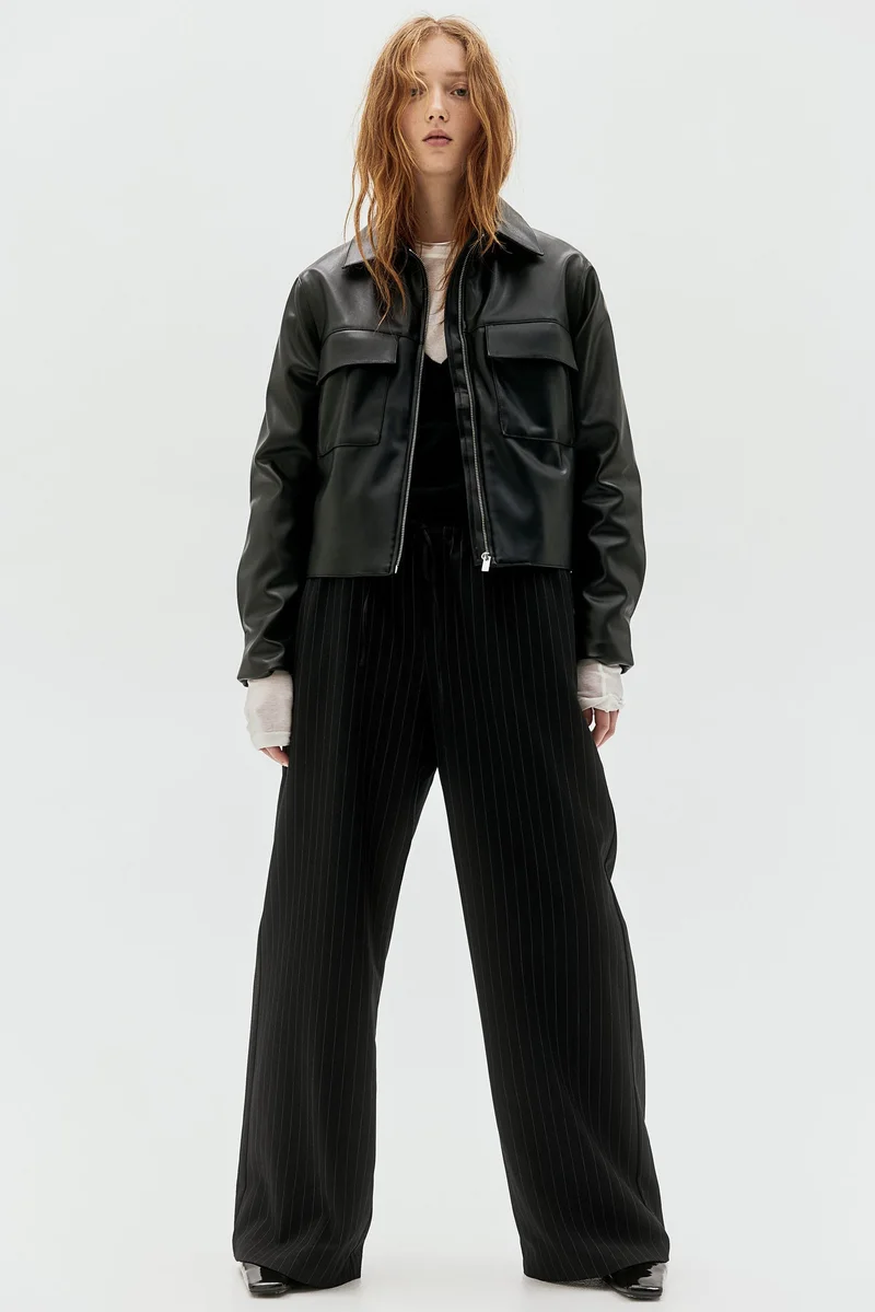 H&M Twill drawstring trousers