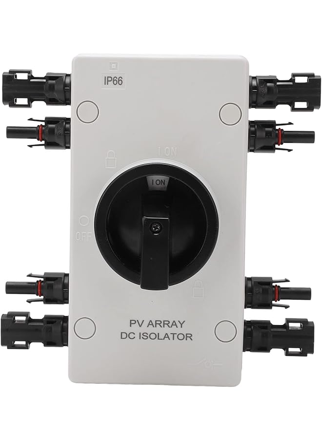 promass Solar Circuit Breaker PV Circuit Breaker IP66 Waterproof DC 1000V 32A Grid Solar Power System Photovoltaic Circuit Isolator for Solar Panel RV Boat - Image 1