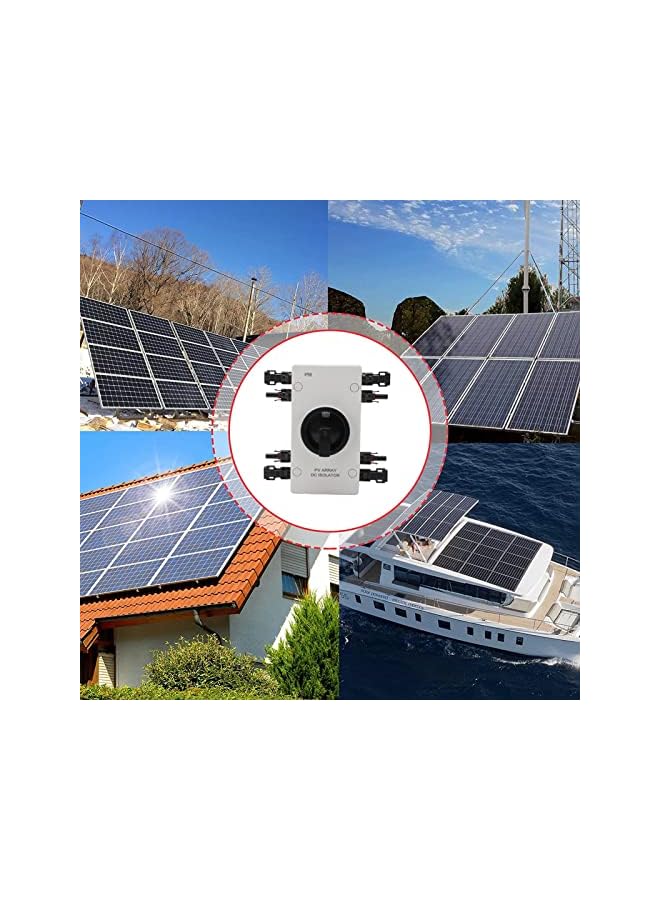 promass Solar Circuit Breaker PV Circuit Breaker IP66 Waterproof DC 1000V 32A Grid Solar Power System Photovoltaic Circuit Isolator for Solar Panel RV Boat - Image 4