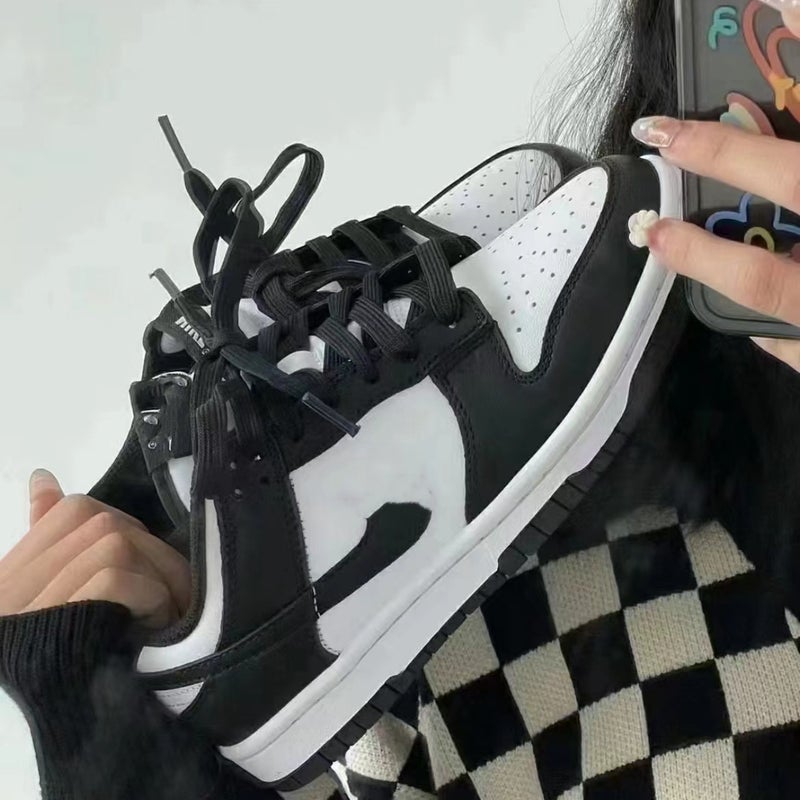 Putian Shoes Dunk Black And White Panda Cowhide Year Of The Snake Limited Men'S And Women'S Classic Sports And Leisure Low-Top Sneakers - Image 3
