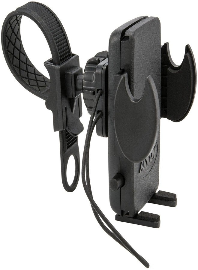 Arkon Mounts SM434 Bike or Motorcycle Phone Holder Strap Mount for iPhone 13 12 11 Pro Max Galaxy S21 S20 Note 20 10 Retail Black - Image 1