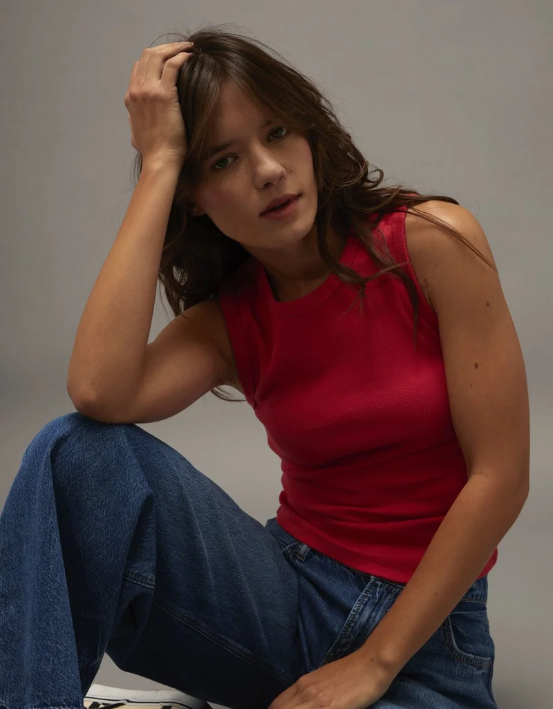 American Eagle  AE Main Squeeze Muscle Tank Top for Women | Best Price UAE
