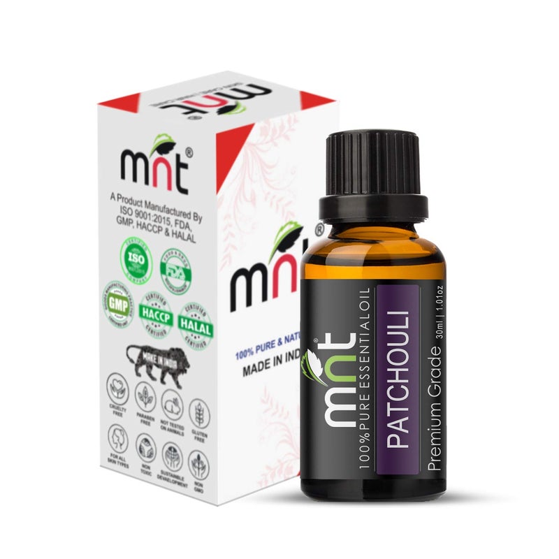 MNT MNT Patchouli Essential Oil 100 Pure Natural Therapeutic Grade for Aromatherapy Moisturizing Dry Skin Skincare 30ML  - Image 2