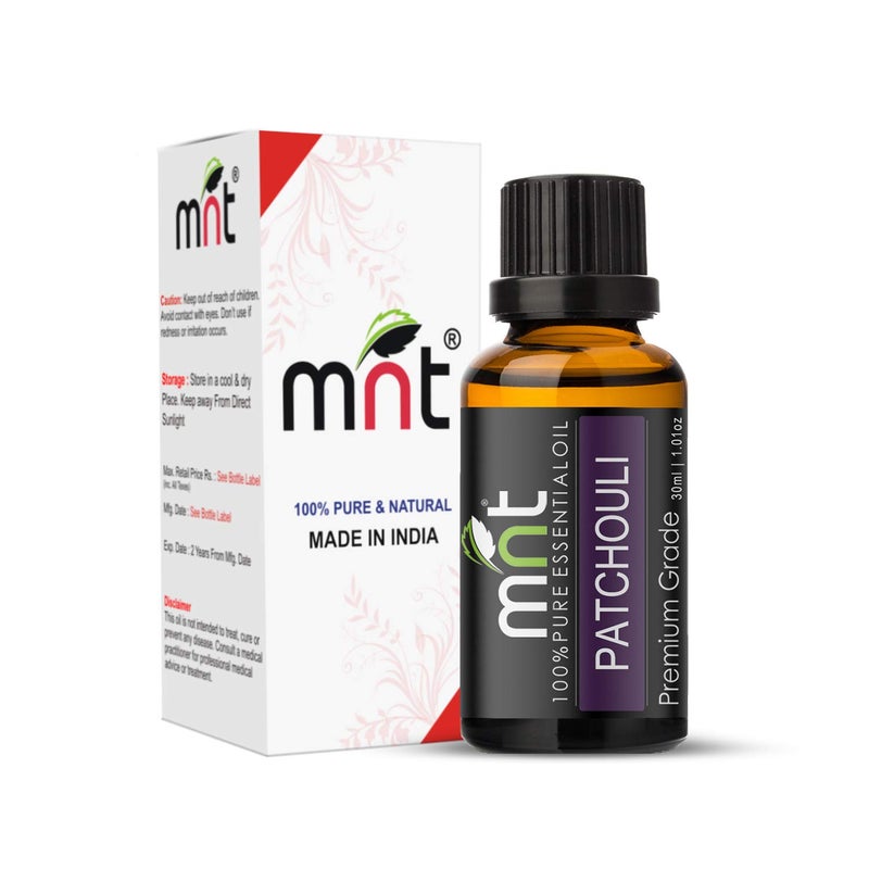 MNT MNT Patchouli Essential Oil 100 Pure Natural Therapeutic Grade for Aromatherapy Moisturizing Dry Skin Skincare 30ML  - Image 1