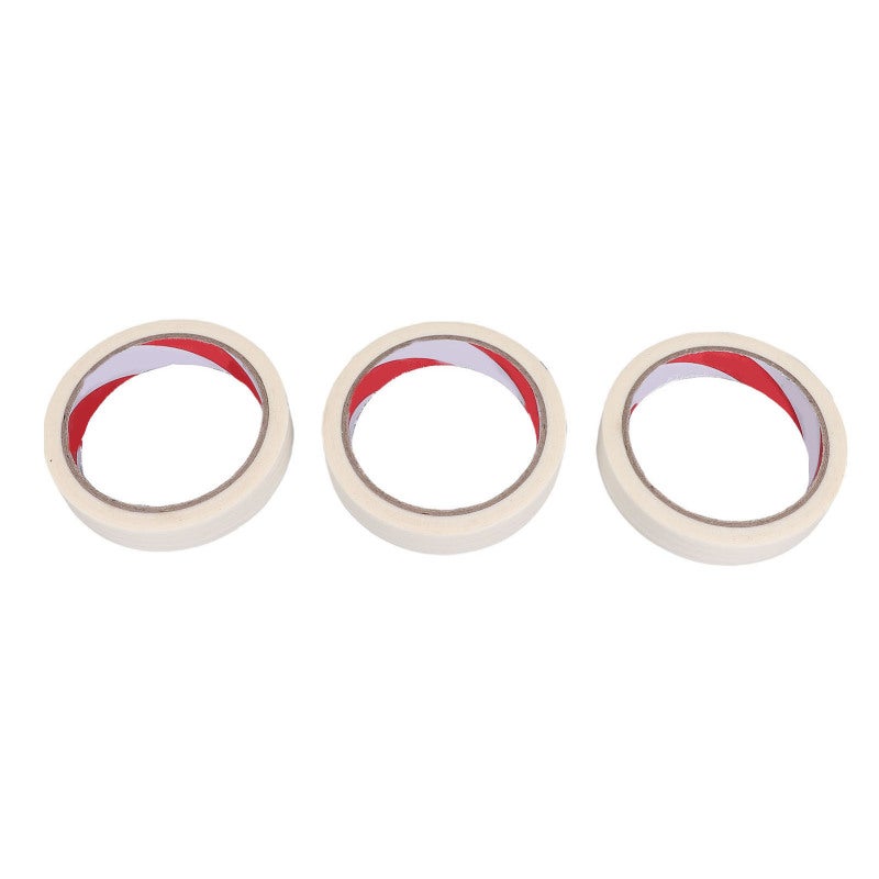 White Paper Masking Tape Heat Resistant Painters Tape Premium Textured Paper - No Residue Easy Removal Multi Functional Masking Tape for Automotive Paint Spray Home Decor Craft and Art Projects - Image 2