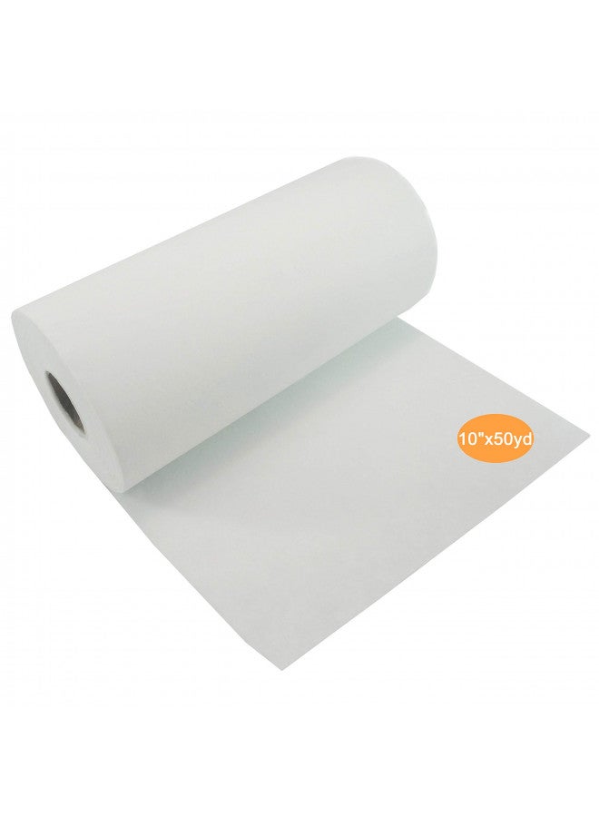 New brothread Tear Away Machine Embroidery Stabilizer Backing 10" x 50 Yd roll - Medium Weight 1.8 oz - Cut into Variable Sizes - for Machine Embroidery and Hand Sewing - Image 1