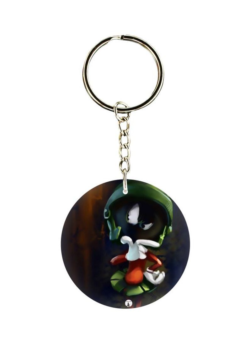 RKN Double Sided Cartoon Printed Keychain
