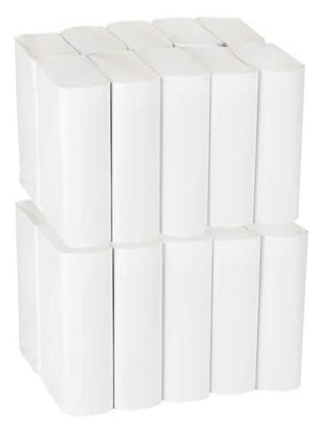 MDN Mist Multifold Paper Towels Extra Soft Hand Towel Compatible with Universal Dispenser 20 Packs or 2500 Sheets - Image 1