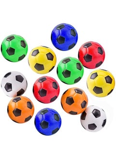 Mini Sports Stress Balls Soccer Balls Fun, 12Pack Foam Ball 2.5” Relaxable Stress Relief Squeeze Balls