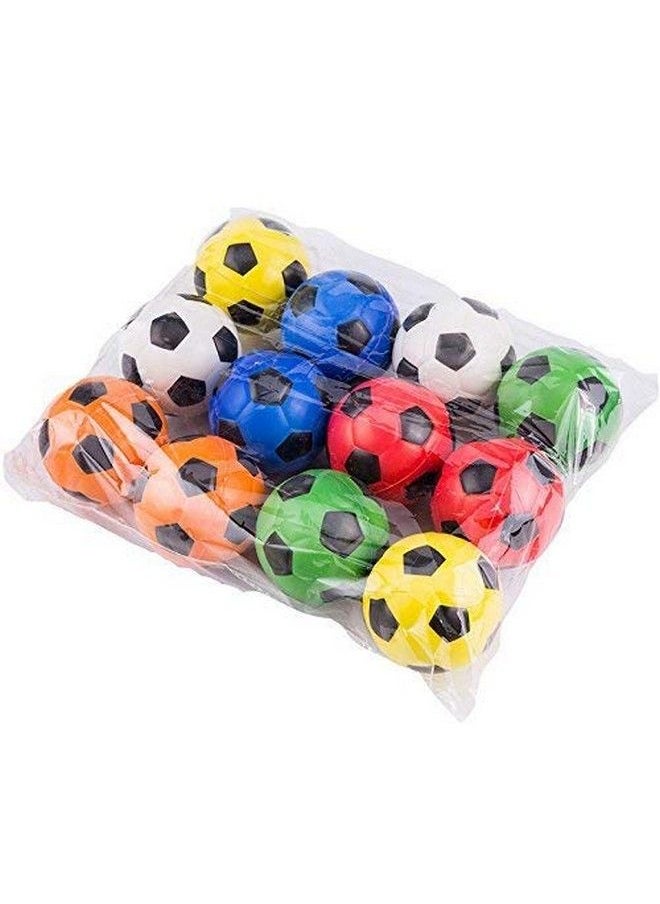 Generic - Mini Sports Stress Balls Soccer Balls Fun, 12Pack Foam Ball 2.5” Relaxable Stress Relief Squeeze Balls - Image 1