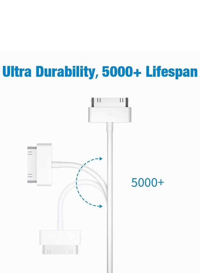 Taimi 30-Pin To USB Data Sync And Charging Cable for iPhone White 2m  - Image 4