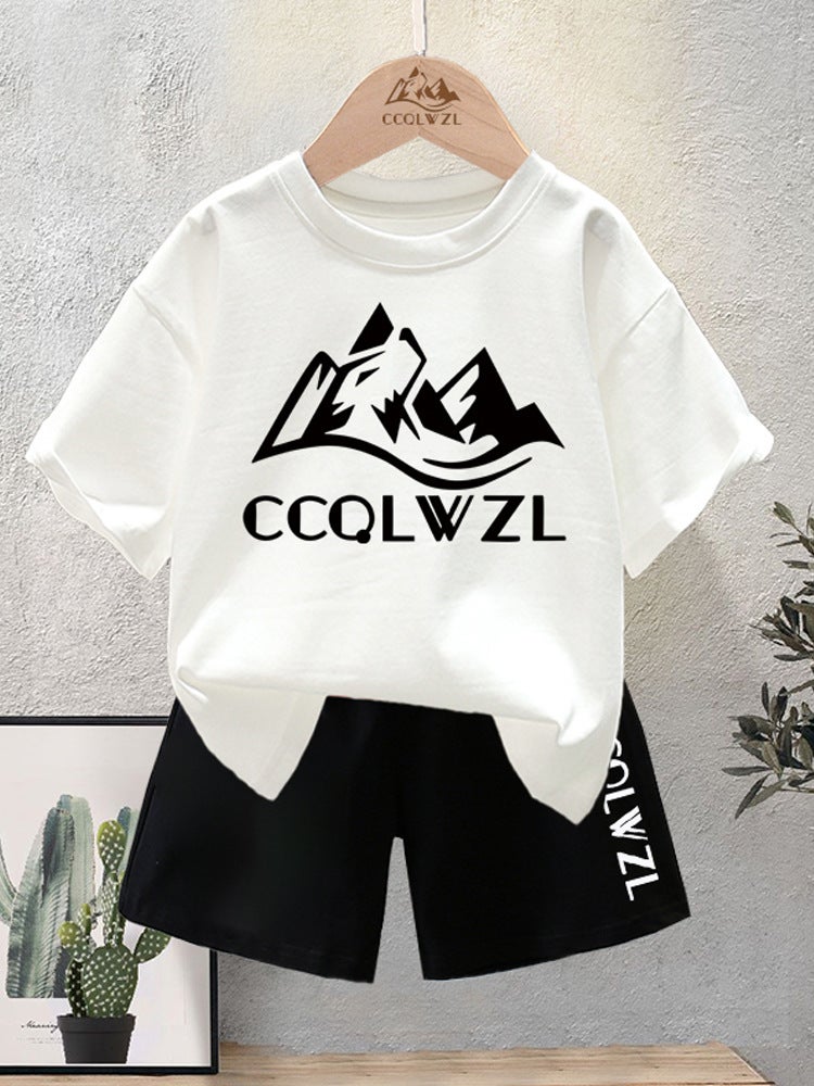 Children'S Summer Short-Sleeved T-Shirt Baby Printed Base Shirt Boy'S Pure Cotton Fashion Half-Sleeved Top - Image 2