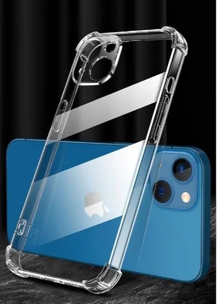 Case Compatible with iPhone 13 (6.1 inch), Clear Silicone Cover - Image 1