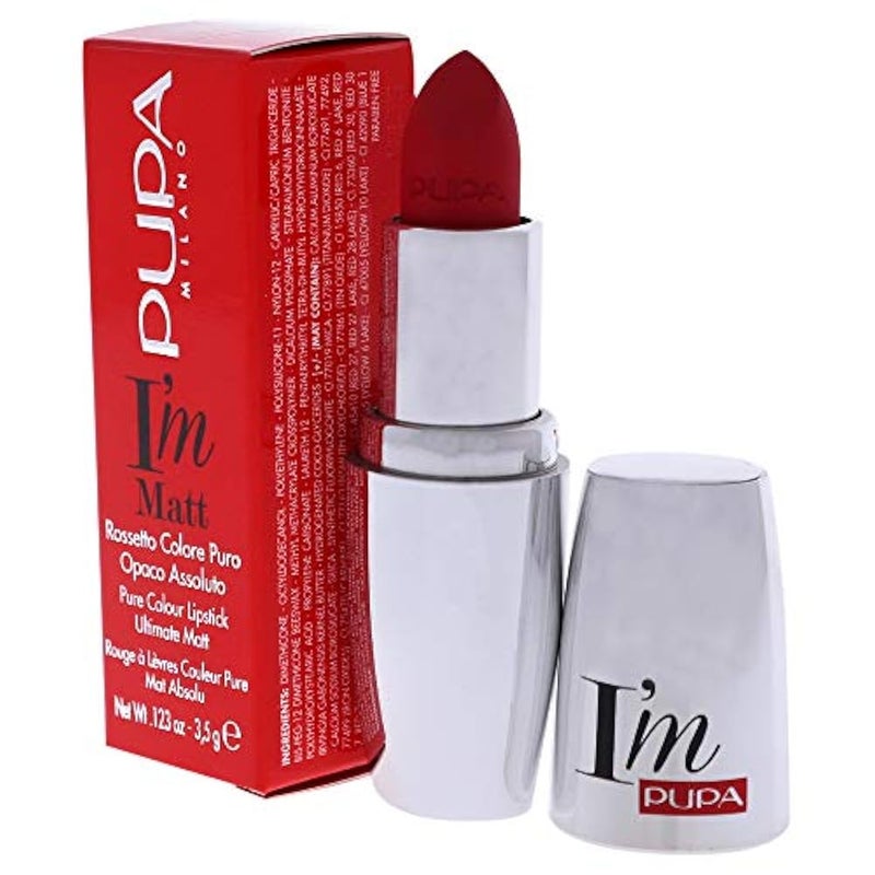 PUPA I'M MATT LIPSTICK CORAL RED NO 070 - Image 4