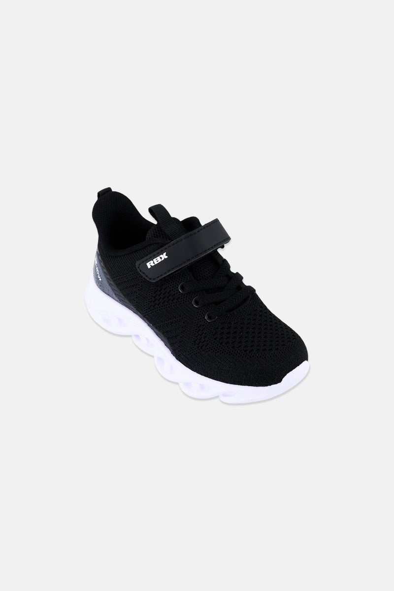 RBX Kids Boy Velcro Training Shoes, Black - Image 1